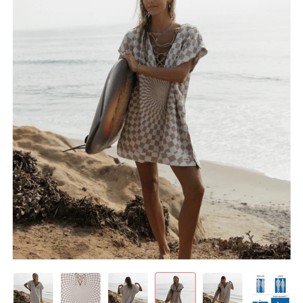 Sandcloud Checkster Beach Cover-Up Dress - Picture 7 of 9